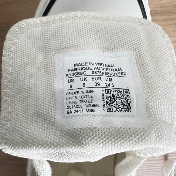 ✨Converse Chuck Taylor Lift Platform Polka Dots 8 Women Shoes White A10689C New✨ - Picture 11 of 11